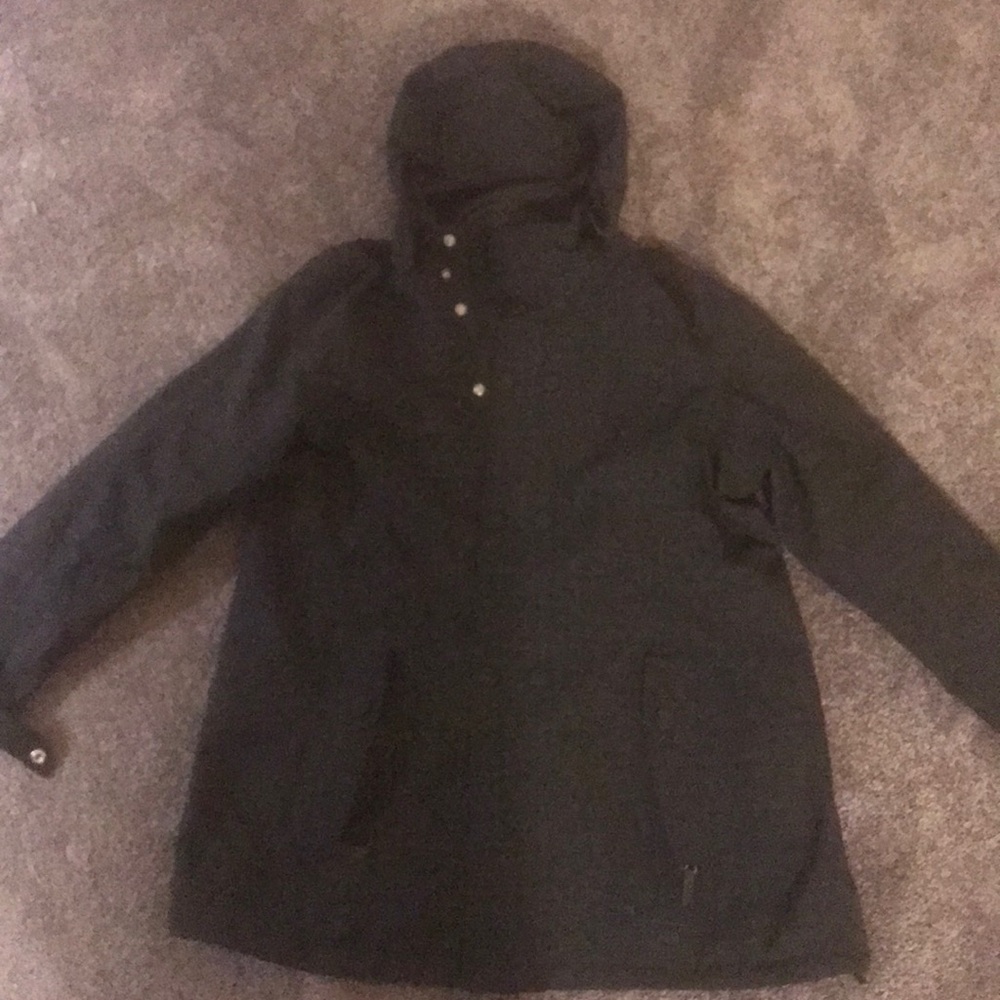 REI Women’s 1x Gray Madrona Raincoat